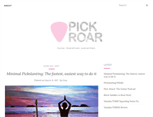 Tablet Screenshot of pickroar.com